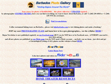 Tablet Screenshot of barbadosphotogallery.com
